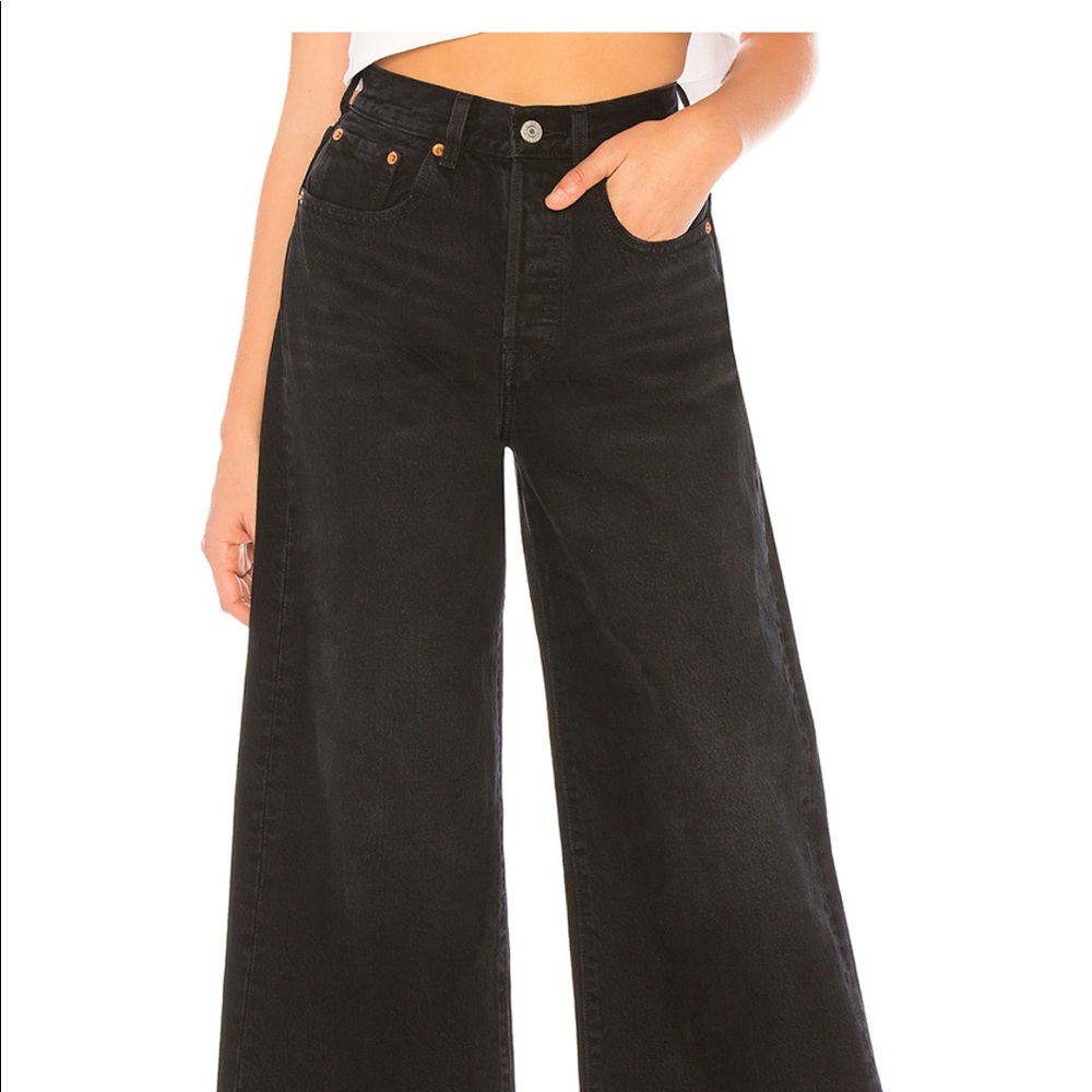 Levi’s high water wide leg pants
